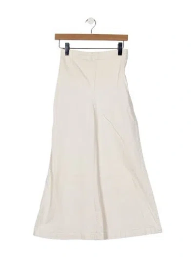 Pre-owned Rachel Comey High-rise Flared Jeans In Neutrals