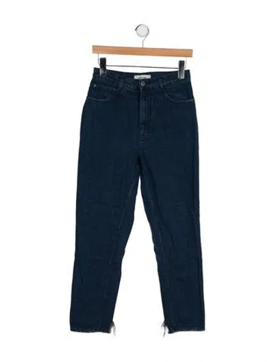Pre-owned Rachel Comey High-rise Skinny Leg Jeans In Blue