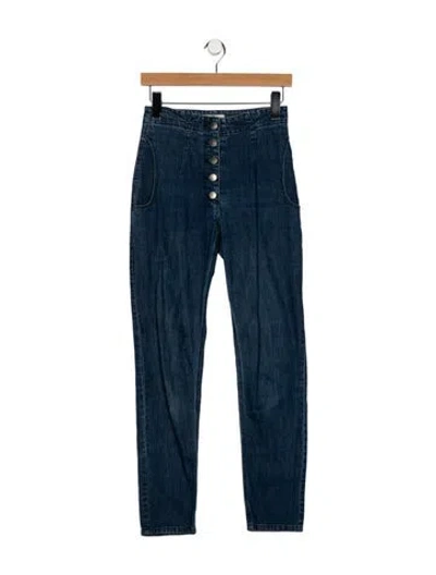 Pre-owned Rachel Comey High-rise Skinny Leg Jeans In Blue