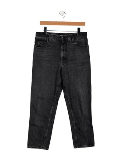 Pre-owned Rachel Comey High-rise Straight Leg Jeans In Black