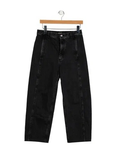 Pre-owned Rachel Comey High-rise Straight Leg Jeans In Black