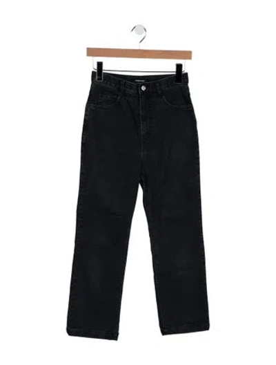 Pre-owned Rachel Comey High-rise Straight Leg Jeans In Black