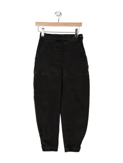 Pre-owned Rachel Comey High-rise Straight Leg Jeans In Black