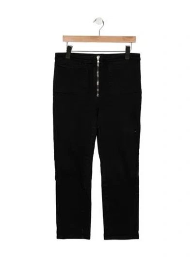 Pre-owned Rachel Comey High-rise Straight Leg Jeans In Black