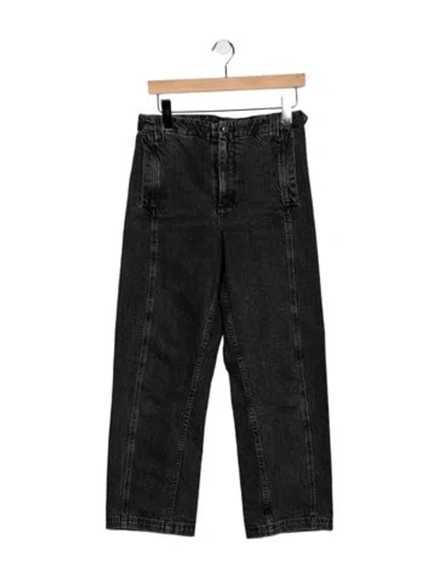 Pre-owned Rachel Comey High-rise Straight Leg Jeans In Black
