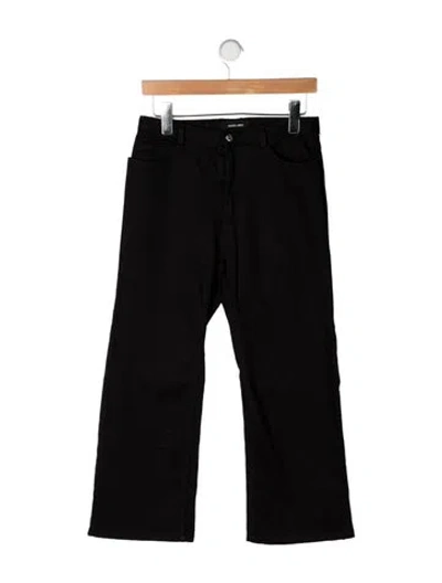 Pre-owned Rachel Comey High-rise Straight Leg Jeans In Black