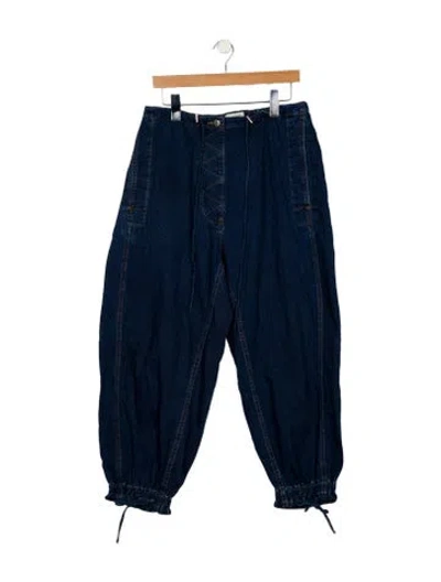 Pre-owned Rachel Comey High-rise Straight Leg Jeans In Blue
