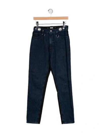 Pre-owned Rachel Comey High-rise Straight Leg Jeans In Blue