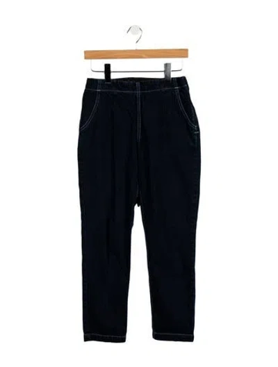 Pre-owned Rachel Comey High-rise Straight Leg Jeans In Blue