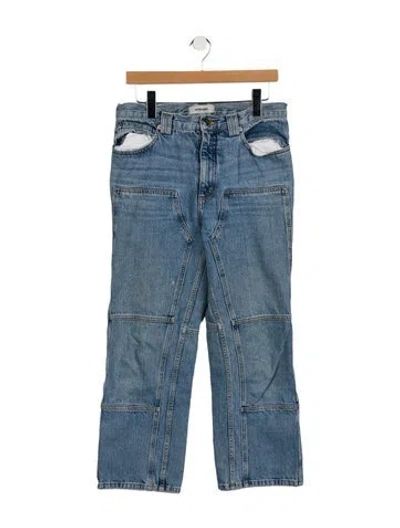 Pre-owned Rachel Comey High-rise Straight Leg Jeans In Blue