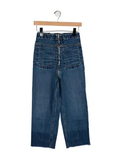 Pre-owned Rachel Comey High-rise Straight Leg Jeans In Blue