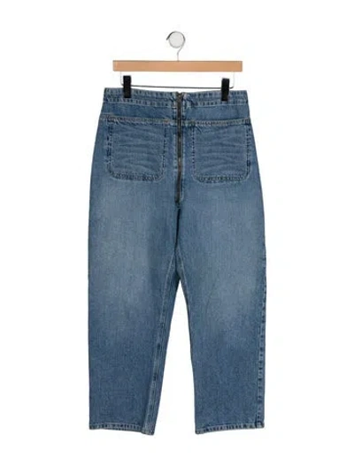 Pre-owned Rachel Comey High-rise Straight Leg Jeans In Blue