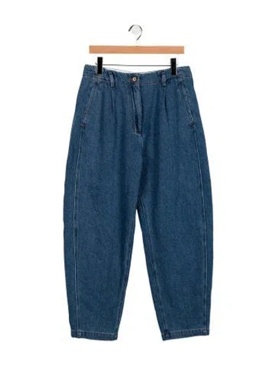 Pre-owned Rachel Comey High-rise Straight Leg Jeans In Blue