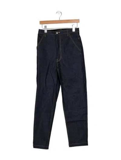 Pre-owned Rachel Comey High-rise Straight Leg Jeans In Blue
