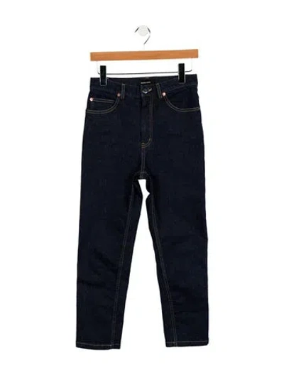 Pre-owned Rachel Comey High-rise Straight Leg Jeans In Blue