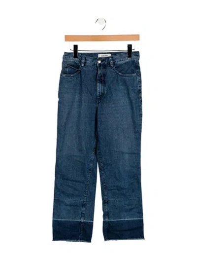 Pre-owned Rachel Comey High-rise Straight Leg Jeans In Blue