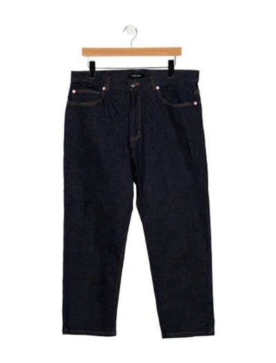 Pre-owned Rachel Comey High-rise Straight Leg Jeans In Blue