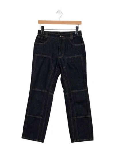 Pre-owned Rachel Comey High-rise Straight Leg Jeans In Blue