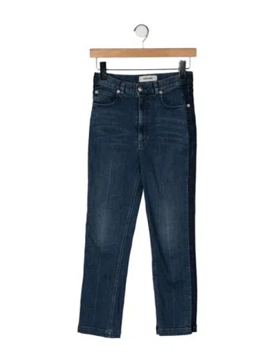 Pre-owned Rachel Comey High-rise Straight Leg Jeans In Blue
