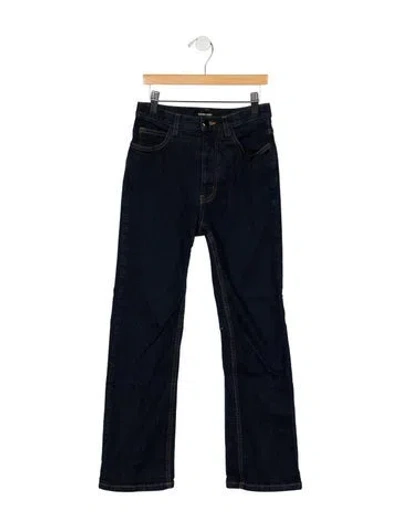 Pre-owned Rachel Comey High-rise Straight Leg Jeans In Blue