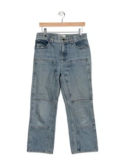 Pre-owned Rachel Comey High-rise Straight Leg Jeans In Blue
