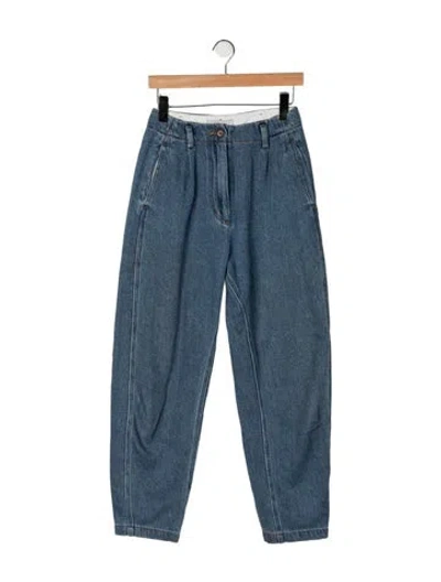 Pre-owned Rachel Comey High-rise Straight Leg Jeans In Blue