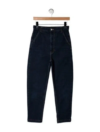 Pre-owned Rachel Comey High-rise Straight Leg Jeans In Blue