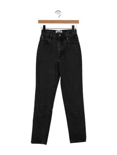 Pre-owned Rachel Comey High-rise Straight Leg Jeans In Gray