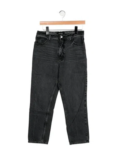 Pre-owned Rachel Comey High-rise Straight Leg Jeans In Gray