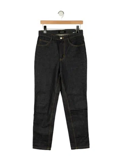 Pre-owned Rachel Comey High-rise Straight Leg Jeans In Gray