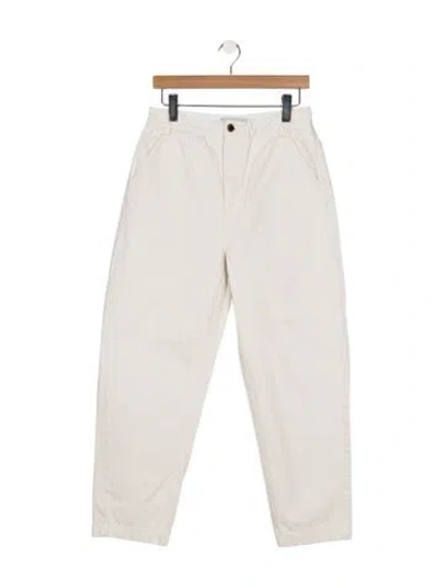 Pre-owned Rachel Comey High-rise Straight Leg Jeans In Neutral
