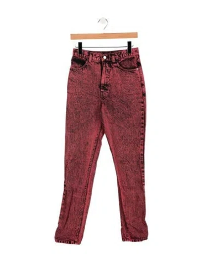 Pre-owned Rachel Comey High-rise Straight Leg Jeans In Pink