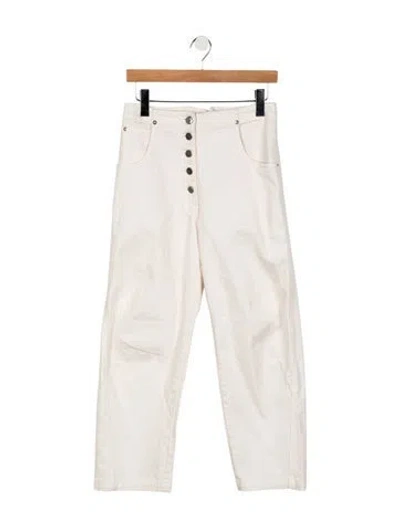 Pre-owned Rachel Comey High-rise Straight Leg Jeans W/ Tags In Neutral