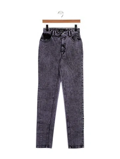 Pre-owned Rachel Comey High-rise Straight Leg Jeans W/ Tags In Purple