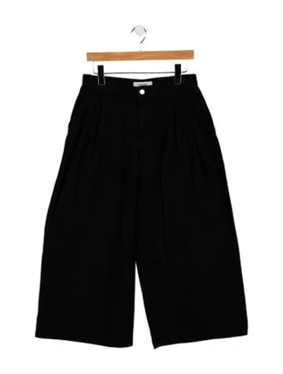 Pre-owned Rachel Comey High-rise Wide Leg Jeans In Black