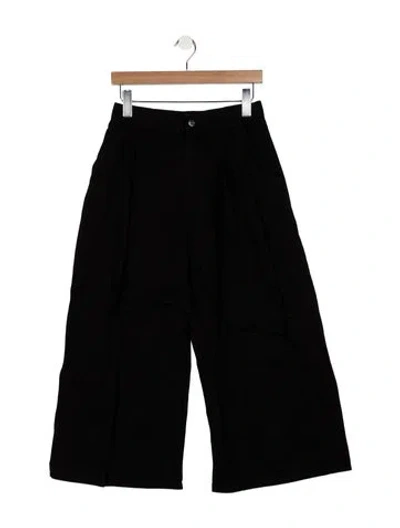 Pre-owned Rachel Comey High-rise Wide Leg Jeans In Black