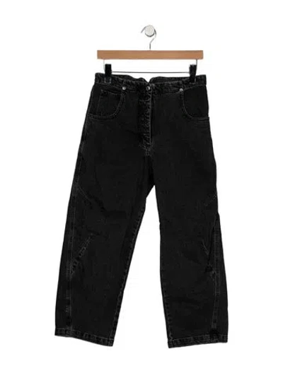 Pre-owned Rachel Comey High-rise Wide Leg Jeans In Black