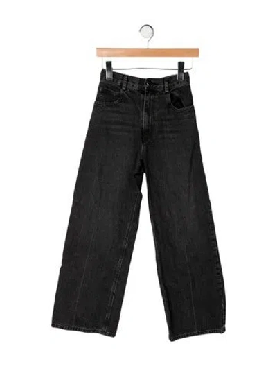 Pre-owned Rachel Comey High-rise Wide Leg Jeans In Black