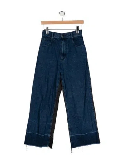 Pre-owned Rachel Comey High-rise Wide Leg Jeans In Blue