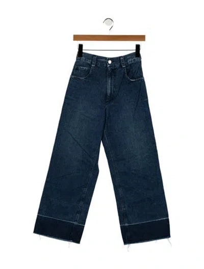 Pre-owned Rachel Comey High-rise Wide Leg Jeans In Blue