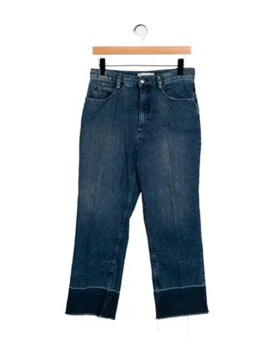 Pre-owned Rachel Comey High-rise Wide Leg Jeans In Blue