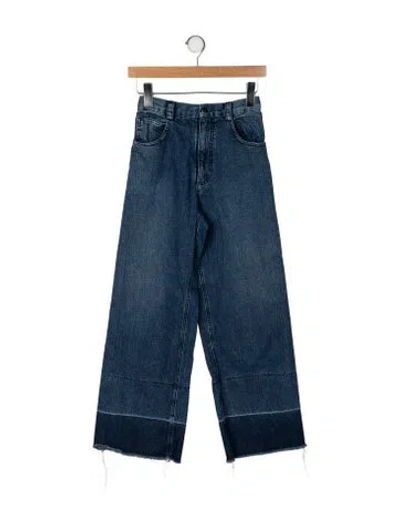 Pre-owned Rachel Comey High-rise Wide Leg Jeans In Blue
