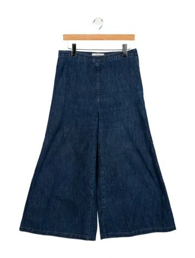 Pre-owned Rachel Comey High-rise Wide Leg Jeans In Blue