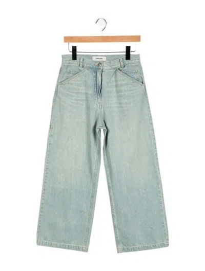 Pre-owned Rachel Comey High-rise Wide Leg Jeans In Blue