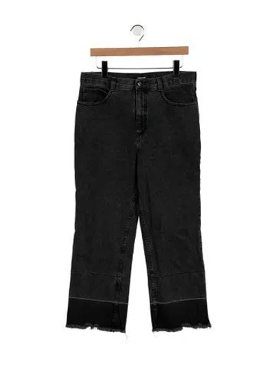 Pre-owned Rachel Comey High-rise Wide Leg Jeans In Blue