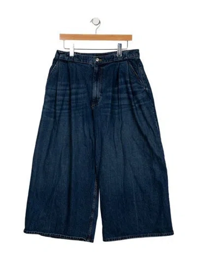 Pre-owned Rachel Comey High-rise Wide Leg Jeans In Blue