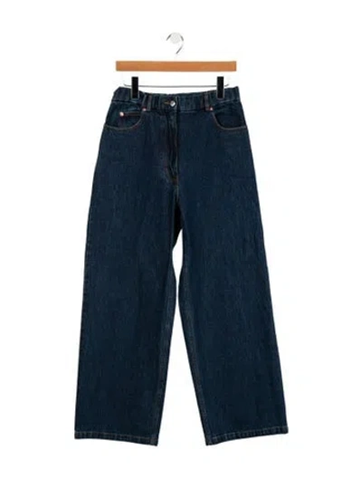 Pre-owned Rachel Comey High-rise Wide Leg Jeans In Blue