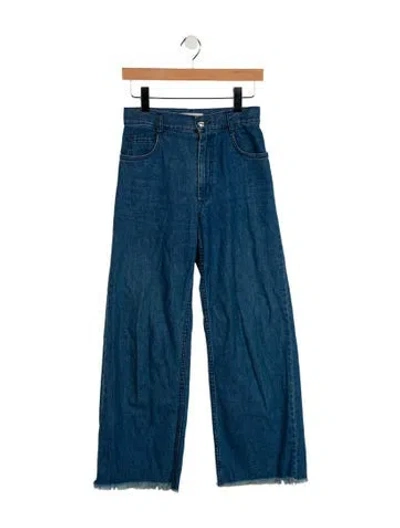 Pre-owned Rachel Comey High-rise Wide Leg Jeans In Blue