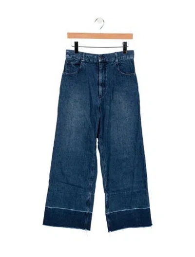 Pre-owned Rachel Comey High-rise Wide Leg Jeans In Blue