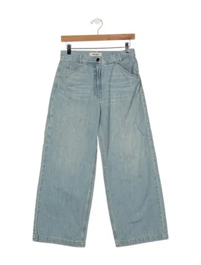 Pre-owned Rachel Comey High-rise Wide Leg Jeans In Blue